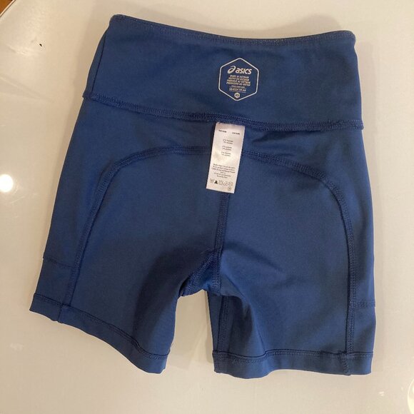 ASICS Women's Size XS Royal Blue Spandex Athletic Shorts - very new - Picture 6 of 9